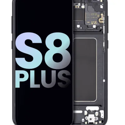 Дисплейний модуль (OLED) з рамкою для Samsung Galaxy S8 Plus (Service Pack) (Midnight Black)