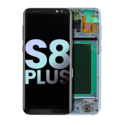 Дисплейний модуль (OLED) з рамкою для Samsung Galaxy S8 Plus (Service Pack) (Coral Blue)