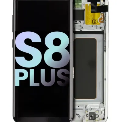 OLED Assembly With Frame For Samsung Galaxy S8 Plus (Service Pack) (Arctic Silver)