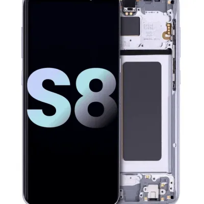 Дисплейний модуль (OLED) з рамкою для Samsung Galaxy S8 (Service Pack) (Orchid Gray)