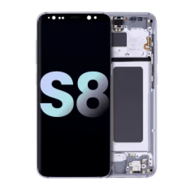 Дисплейний модуль (OLED) з рамкою для Samsung Galaxy S8 (Service Pack) (Orchid Gray)