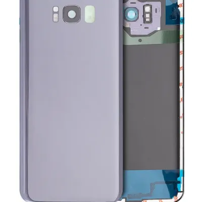 Заднє скло з об'єктивом камери для Samsung Galaxy S8 Plus (без логотипу) (Aftermarket Plus) (Orchid Gray)
