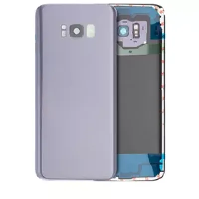 Заднє скло з об'єктивом камери для Samsung Galaxy S8 Plus (без логотипу) (Aftermarket Plus) (Orchid Gray)