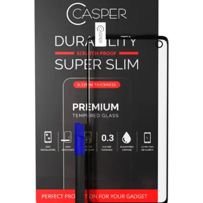 Casper UV гартоване скло з клеєм для Samsung Galaxy S9 Plus (Case Friendly) (Retail Packaging)