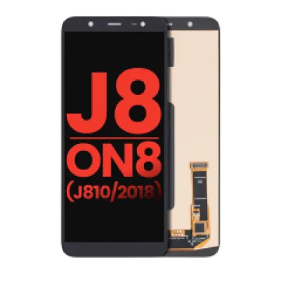 Дисплейний модуль (OLED) без рамки для Samsung Galaxy J8 / On8 (J810 / 2018) (Aftermarket Plus) (чорний)