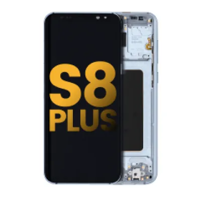 Дисплейний модуль (OLED) з рамкою для Samsung Galaxy S8 Plus (Refurbished) (Coral Blue)