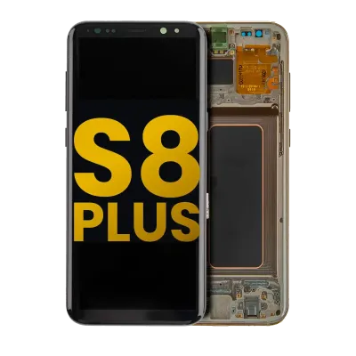 OLED Assembly With Frame For Samsung Galaxy S8 Plus (Refurbished) (Maple Gold)