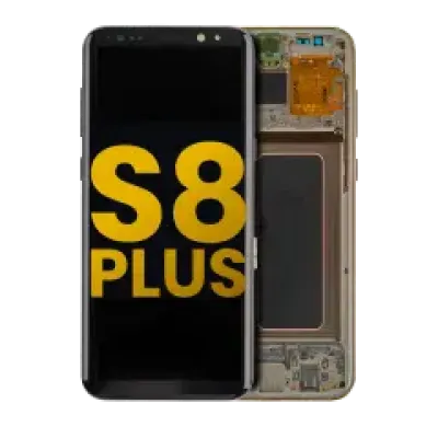 Дисплейний модуль (OLED) з рамкою для Samsung Galaxy S8 Plus (Refurbished) (Maple Gold)