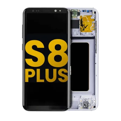 Дисплейний модуль (OLED) з рамкою для Samsung Galaxy S8 Plus (Refurbished) (Orchid Gray)
