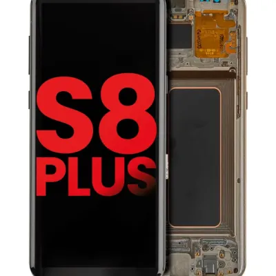 OLED Assembly With Frame For Samsung Galaxy S8 Plus (Aftermarket Plus) (Maple Gold)
