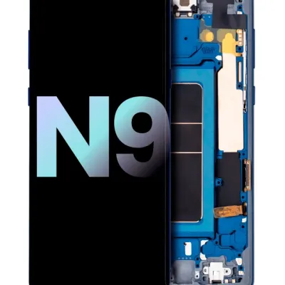 Дисплейний модуль (OLED) з рамкою для Samsung Galaxy Note 9 (Service Pack) (Ocean Blue)