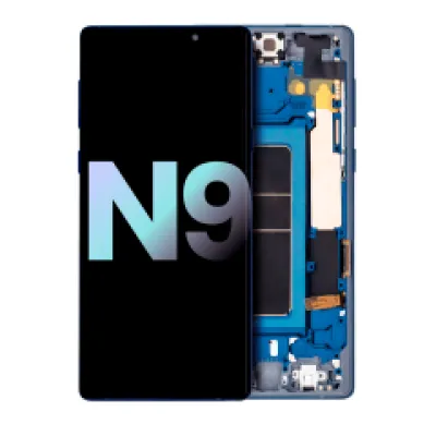 Дисплейний модуль (OLED) з рамкою для Samsung Galaxy Note 9 (Service Pack) (Ocean Blue)