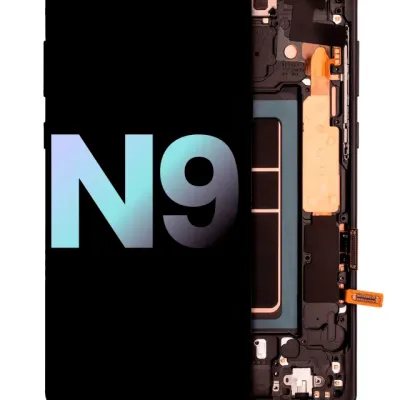 Дисплейний модуль (OLED) з рамкою для Samsung Galaxy Note 9 (Service Pack) (Midnight Black)