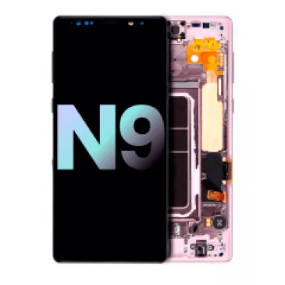 Дисплейний модуль (OLED) з рамкою для Samsung Galaxy Note 9 (Service Pack) (Lavender Purple)