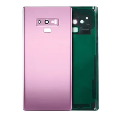 Задня кришка зі склом камери для Samsung Galaxy Note 9 (No Logo) (Aftermarket Plus) (Lavender Purple)