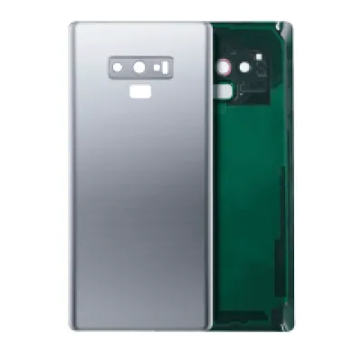 Задня кришка зі склом камери для Samsung Galaxy Note 9 (No Logo) (Aftermarket Plus) (Cloud Silver)