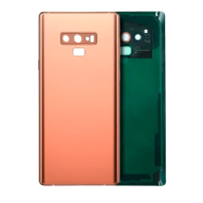 Задня кришка зі склом камери для Samsung Galaxy Note 9 (No Logo) (Aftermarket Plus) (Metallic Copper)