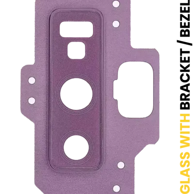 Back Camera Lens With Bracket / Bezel For Samsung Galaxy Note 9 (Lavender Purple)