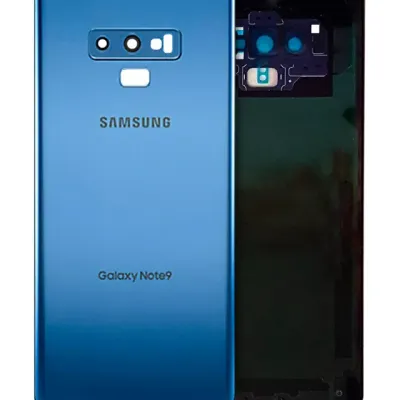 Back Cover Glass With Camera Lens For Samsung Galaxy Note 9 (Service Pack) (Ocean Blue)