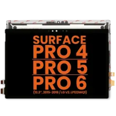 Дисплейний модуль з тачскріном для Microsoft Surface Pro 4 (1724) (Version 2 / LG LCD Version: LP123WQ1) / Surface Pro 5 (1796) / Surface Pro 6 (1807) (Grade A)