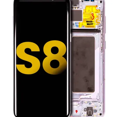 OLED Assembly With Frame For Samsung Galaxy S8 (Refurbished) (Orchid Gray)