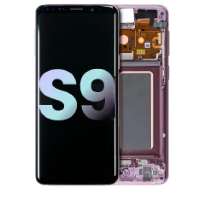 Дисплейний модуль OLED з рамкою для Samsung Galaxy S9 (Service Pack) (Lilac Purple)