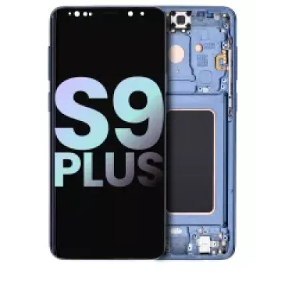 Дисплейний модуль OLED з рамкою для Samsung Galaxy S9 Plus (Service Pack) (Coral Blue)