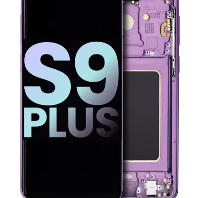 Дисплейний модуль OLED з рамкою для Samsung Galaxy S9 Plus (Service Pack) (Lilac Purple)