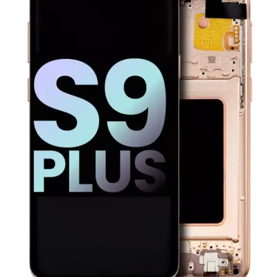 Дисплейний модуль OLED з рамкою для Samsung Galaxy S9 Plus (Service Pack) (Sunrise Gold)