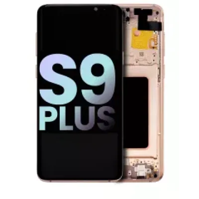 Дисплейний модуль OLED з рамкою для Samsung Galaxy S9 Plus (Service Pack) (Sunrise Gold)