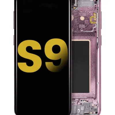 Дисплейний модуль OLED з рамкою для Samsung Galaxy S9 (Refurbished) (Lilac Purple)