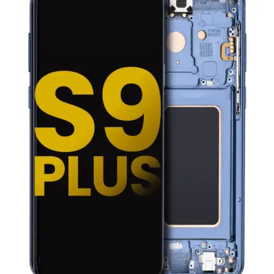 Дисплейний модуль (OLED) з рамкою для Samsung Galaxy S9 Plus (Refurbished) (Coral Blue)