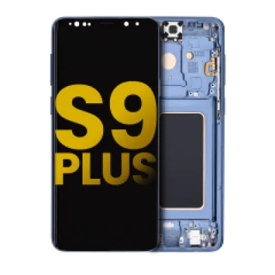 Дисплейний модуль (OLED) з рамкою для Samsung Galaxy S9 Plus (Refurbished) (Coral Blue)