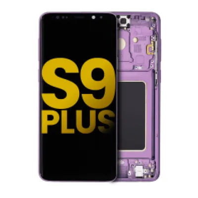Дисплейний модуль (OLED) з рамкою для Samsung Galaxy S9 Plus (Refurbished) (Lilac Purple)