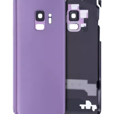 Задня кришка зі склом камери для Samsung Galaxy S9 (No Logo) (Aftermarket Plus) (Lilac Purple)