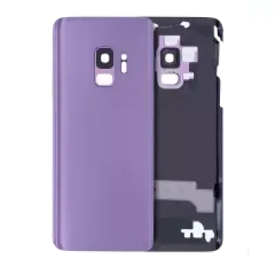 Задня кришка зі склом камери для Samsung Galaxy S9 (No Logo) (Aftermarket Plus) (Lilac Purple)