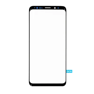 Скло екрана з попередньо встановленим OCA для Samsung Galaxy S9 Plus (Black) (125 um)