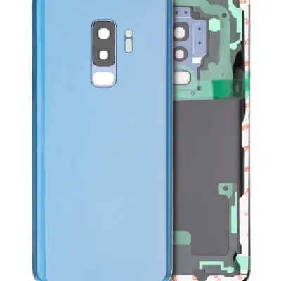 Заднє скло з камерою для Samsung Galaxy S9 Plus (без логотипу) (Aftermarket Plus) (Coral Blue)