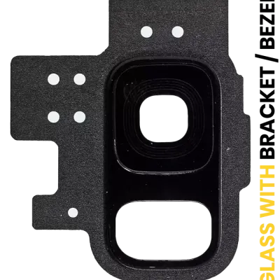 Скло камери з рамкою для Samsung Galaxy S9 (Midnight Black)