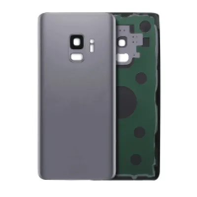 Заднє скло з камерою для Samsung Galaxy S9 (без логотипу) (Aftermarket Plus) (Titanium Gray)