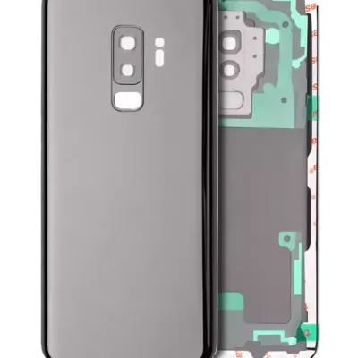 Заднє скло з камерою для Samsung Galaxy S9 Plus (Service Pack) (Titanium Gray)
