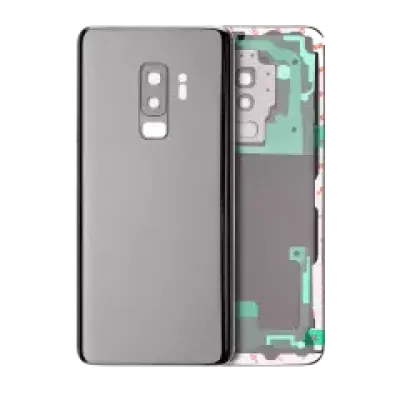 Заднє скло з камерою для Samsung Galaxy S9 Plus (Service Pack) (Titanium Gray)