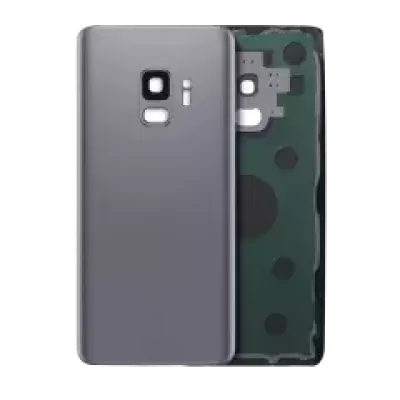 Заднє скло з камерою для Samsung Galaxy S9 (Service Pack) (Titanium Gray)
