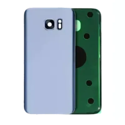Заднє скло для Samsung Galaxy S7 Edge (Service Pack) (синій)