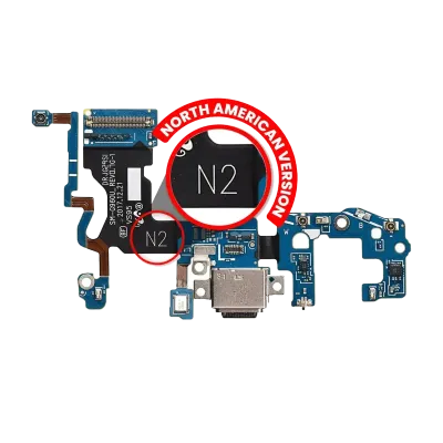 Роз'єм зарядки зі шлейфом для Samsung Galaxy S9 (G960U) (US Version) (Service Pack)