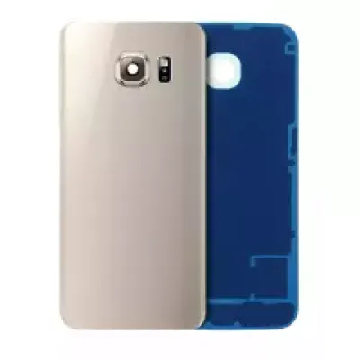 Задня кришка зі склом камери для Samsung Galaxy S6 Edge (Service Pack) (золотий)