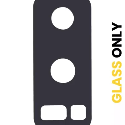Back Camera Lens (Glass Only) With Adhesive For Samsung Galaxy Note 8 (Midnight Black) (10 Pack)