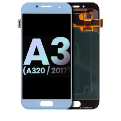 Дисплейний модуль (OLED) без рамки для Samsung Galaxy A3 (Service Pack) (A320 / 2017) (синій)