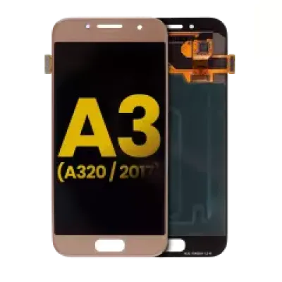 Дисплейний модуль (OLED) без рамки для Samsung Galaxy A3 (A320 / 2017) (Refurbished) (золотий)