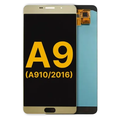 OLED Assembly Without Frame For Samsung Galaxy A9 (A910 / 2016) (Refurbished) (Gold)